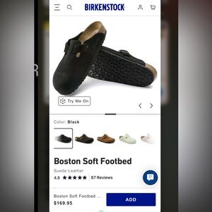 Birkenstock Boston Soft Footbed
Suede Leather